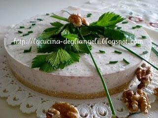 Cheesecake al gorgonzola