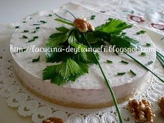 Cheesecake al gorgonzola