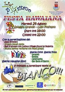 FESTA hawaiana a Positano.