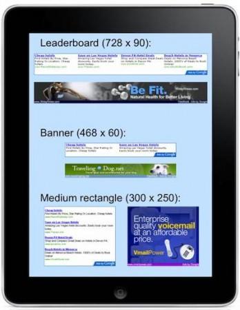 Google: AdSense anche su iPad