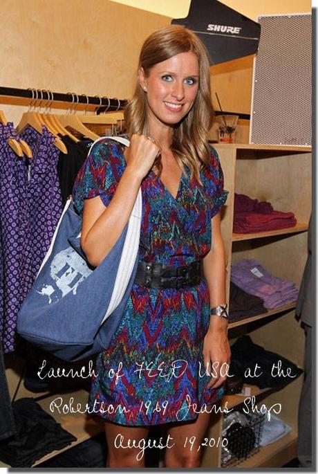 Nicky Hilton: Proenza Schouler  PS1 leather bag in purple