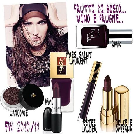 Autunno Inverno 2010-11 - make up viola - dark lady II