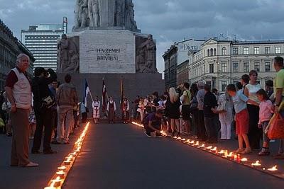 Quando i Baltici scesero per strada