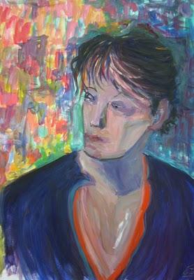 Acrylic on Fabriano Paper , 50 x 70 cm.PORTAIT of JELENA ...