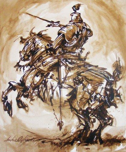Artisti salentini: il Cavaliere rampante