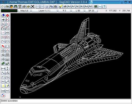 SagCad concepito per il disegno 2d soprattutto per i progetti architettonici.