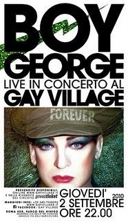 Boy George a Roma al Gay Village