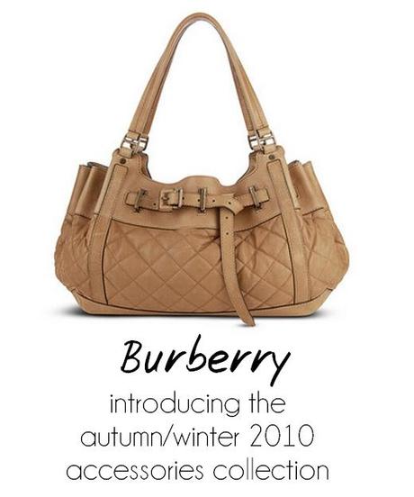 Burberry autumn/winter 2010: gli accessori