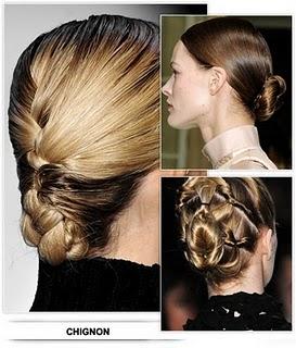 Anche in autunno... tiratevi su !  prosegue la moda dello chignon !