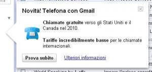 Telefonarsi con Gmail