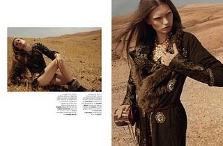 GIPSY... Lyoka Tyagnereva by David Roemer for Marie Claire Spain September 2010