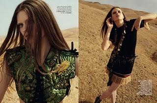 GIPSY... Lyoka Tyagnereva by David Roemer for Marie Claire Spain September 2010