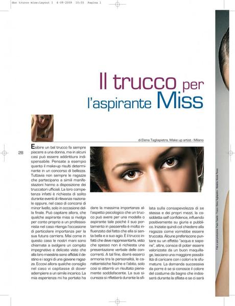 Il trucco delle Miss