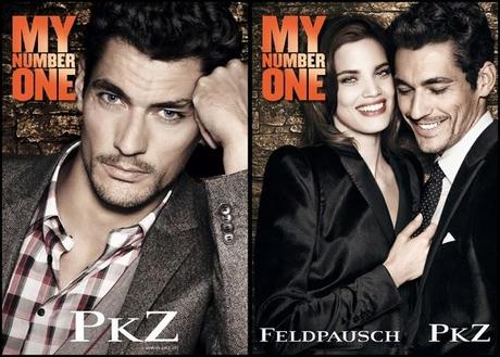 David Gandy testimonial per i magazzini PKZ