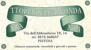 Trattoria dell'Abbondanza - Pistoia