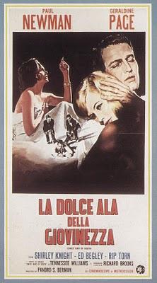 (1962) locandina - LA DOLCE ALA DELLA GIOVINEZZA (usa)