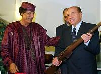 Gheddafi: un poker in tre