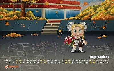Calendari, Walpaper E Sfondi Desktop Per Settembre 2010