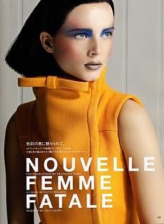 NOUVELLE FEMME FATALE... Vogue Nippon October 2010 by Francois Nars  Model : Anna de Rijk