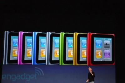 Evento Apple: nuovi iPod di Apple