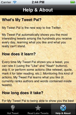 Recensione: My Tweet Pal, un nuovo modo di leggere i tweets