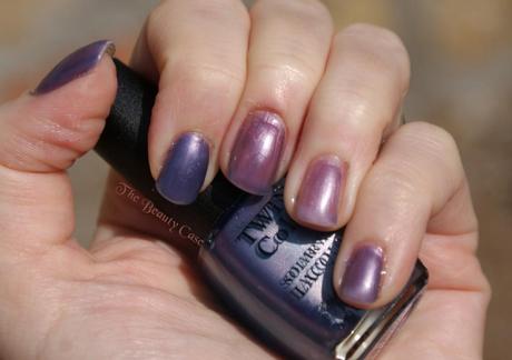 TWIN Colour Solar Nail Lacquer Smurf Blue to Purple