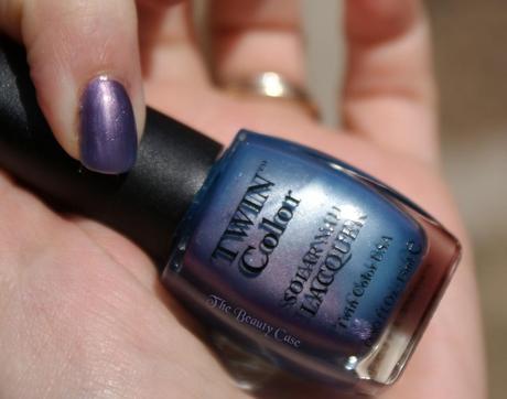 TWIN Colour Solar Nail Lacquer Smurf Blue to Purple