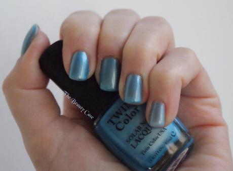 TWIN Colour Solar Nail Lacquer Smurf Blue to Purple