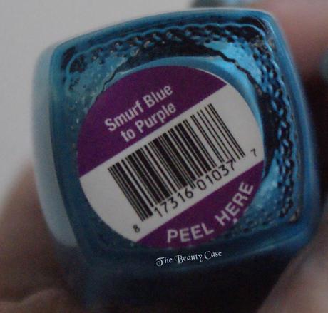 TWIN Colour Solar Nail Lacquer Smurf Blue to Purple
