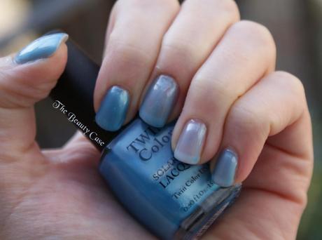 TWIN Colour Solar Nail Lacquer Smurf Blue to Purple