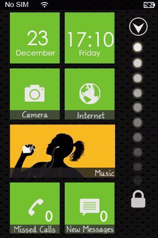 Lock Theme Windows Phone 7 Pro v1.7 per smartphone Android