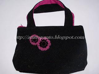 Borsa in lana cotta su commissione - Cod. 0072