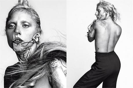 Lady Gaga in the January Issue of L'UOMO Vogue by Inez & Vinoodh