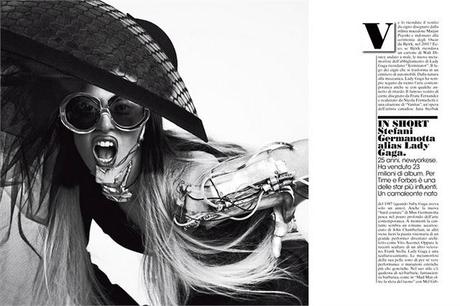 Lady Gaga in the January Issue of L'UOMO Vogue by Inez & Vinoodh