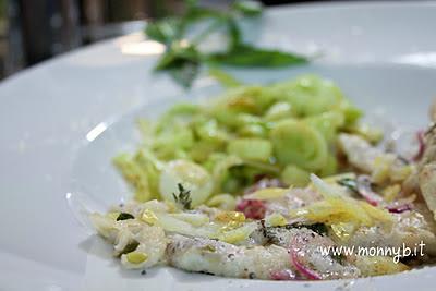 Sogliola al limone con porri veloci