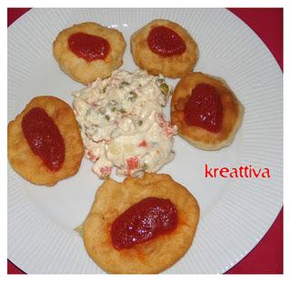 Pizzottelli con insalata russa