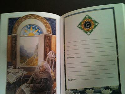 The Lord of the Rings Address Book, edizione inglese 1993