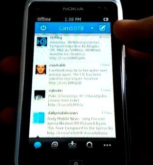 Tweeties per Symbian