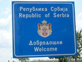 entering serbia