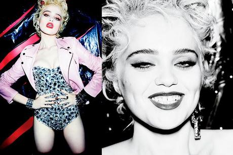 Sky Ferreira Posed as the Material Girl for Mario Testino in V Magazine, Jan. 2012