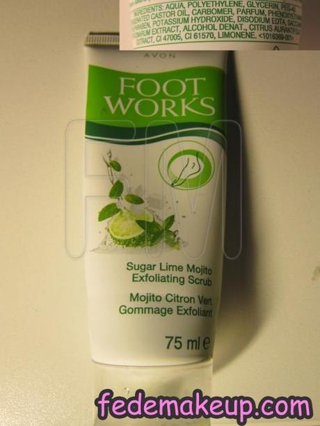 Review Avon Foot Works Esfoliante