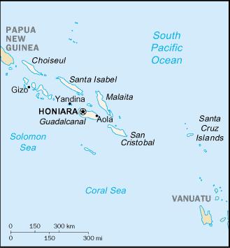 Forte terremoto sulle isole Salomone