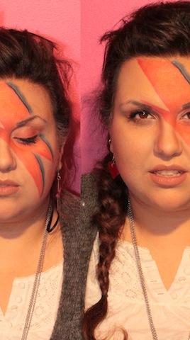 Make up: Like David Bowie!