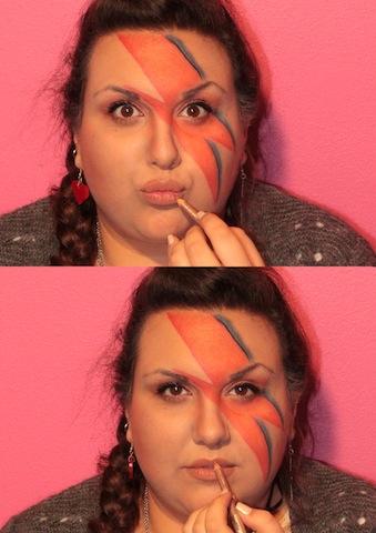 Make up: Like David Bowie!