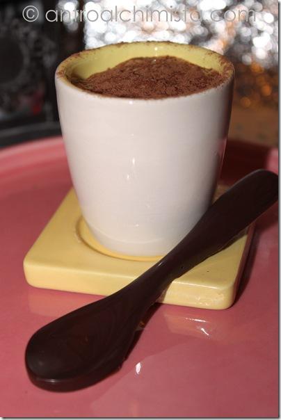 Mousse al caffè e cucchiaino al cioccolato 2