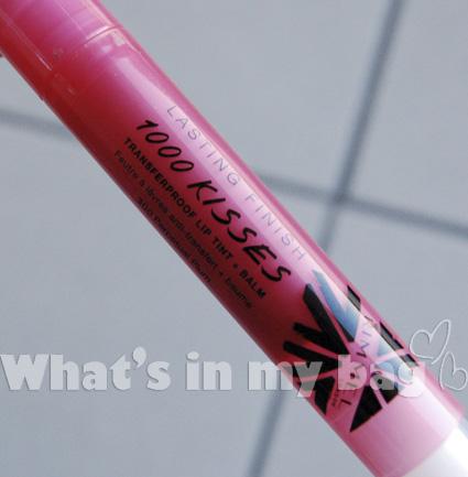 A close up on make up n°53: Rimmel London, Lasting finish 1000 Kisses- Transferproof lip tint+ balm n°300 Perpetual Plum