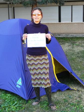 Oristano: docente in tenda! Attende lo stipendio da ottobre 