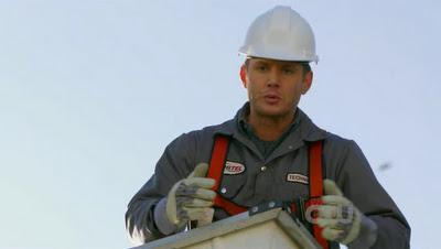 Supernatural 7x11: Dean Winchester sexy minchione sui cavi dell'alta tensione