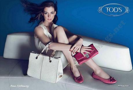 First Look: Anne Hathaway for TOD’S Spring/Summer 2012 Campaign