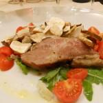 tagliata con porcini